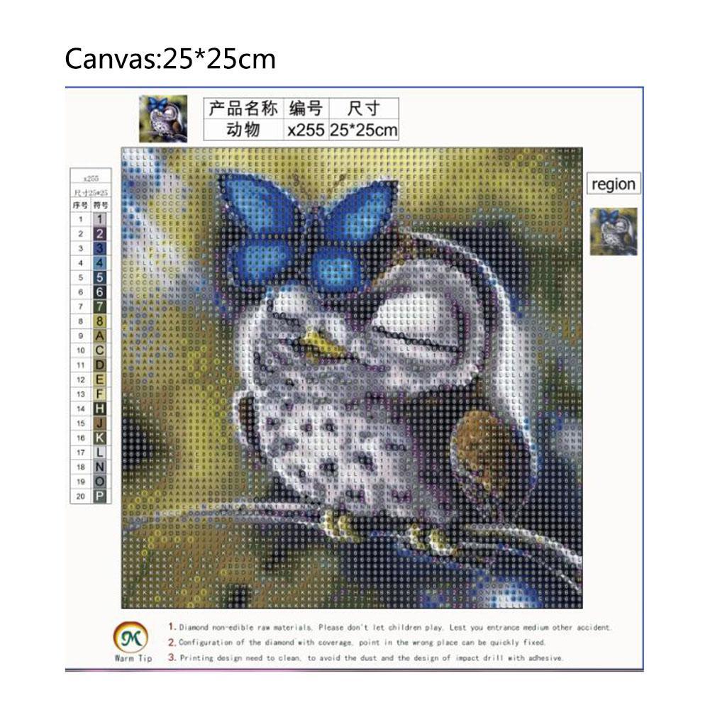 5D Full Drill DIY Diamond Painting Animal Cross Stitch Embroidery Decor
