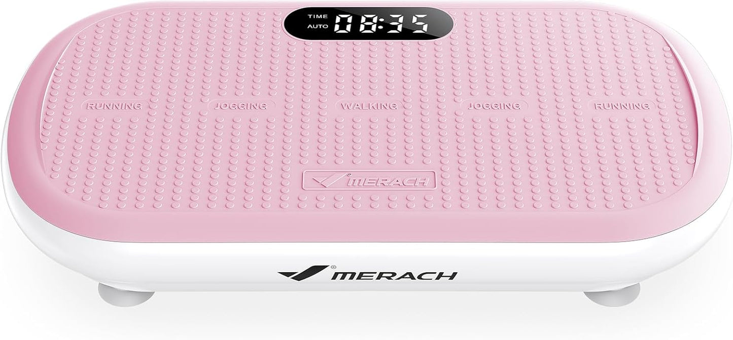 Vibration Plate Exercise Machine, Vibration Plate 440 Lbs Capacity, Bluetooth and Silicone Pedal, Stimulate Deep Fat, Vibration Plate for Lymphatic Drainage, Vibrating for Weight Loss