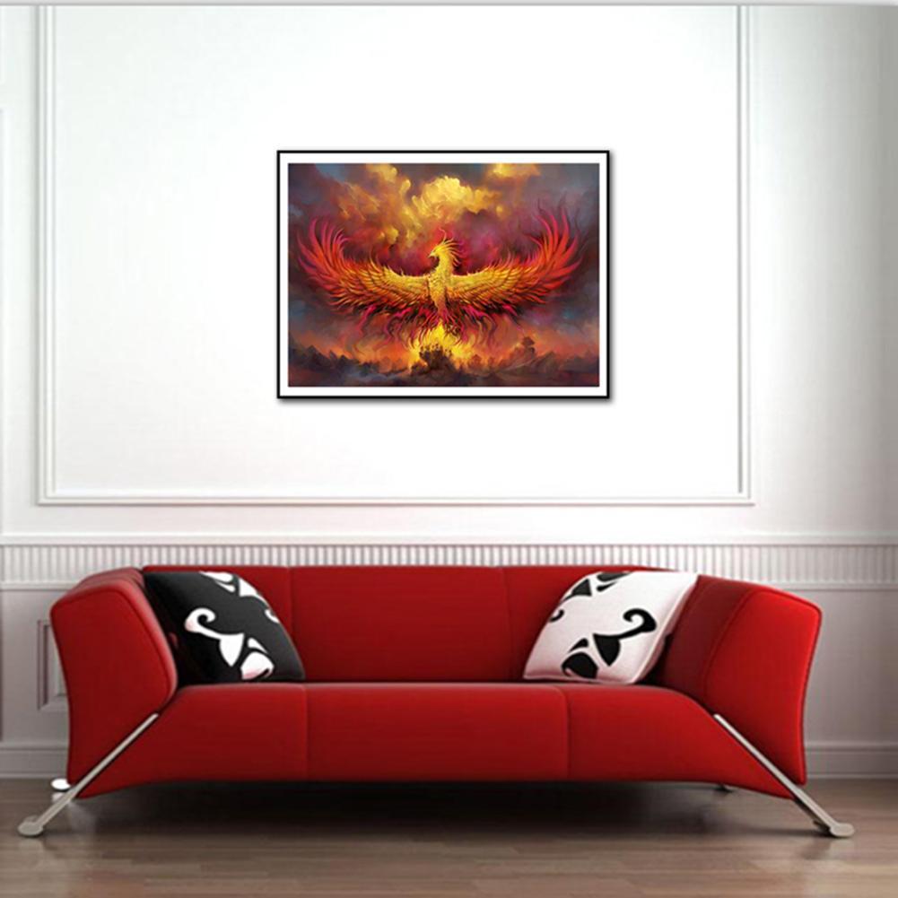 Fire Phoenix - Full Round Drill Diamond Painting