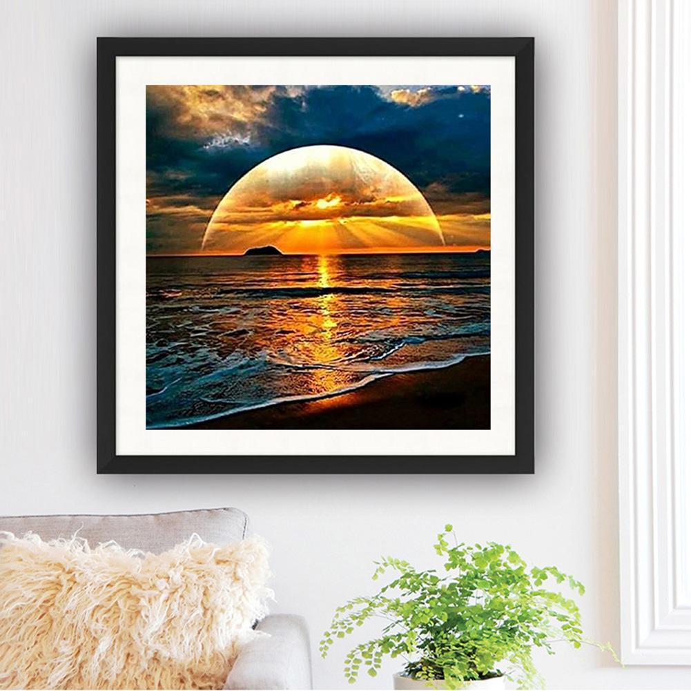 Rising Sun Sea - Full Round Drill Diamond Painting