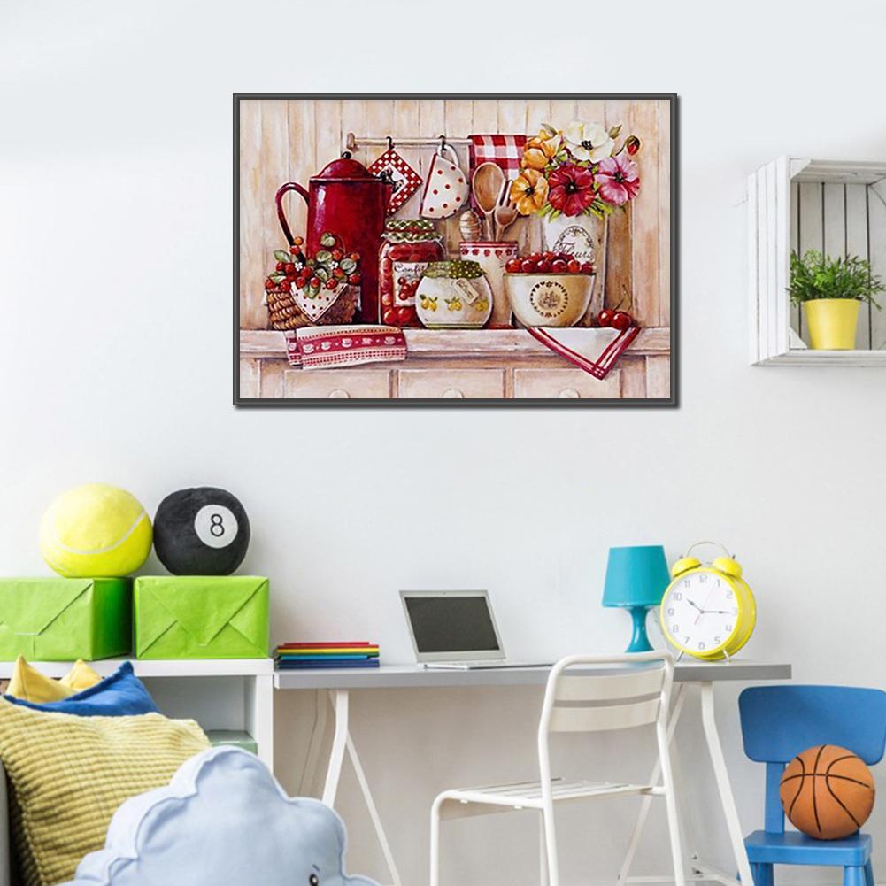 Kitchen - Full Round Drill Diamond Painting