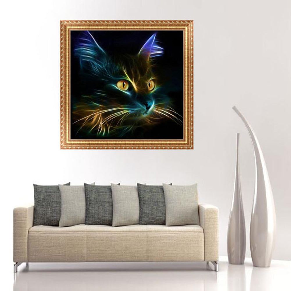 Cat - Full Round Drill Diamond Painting