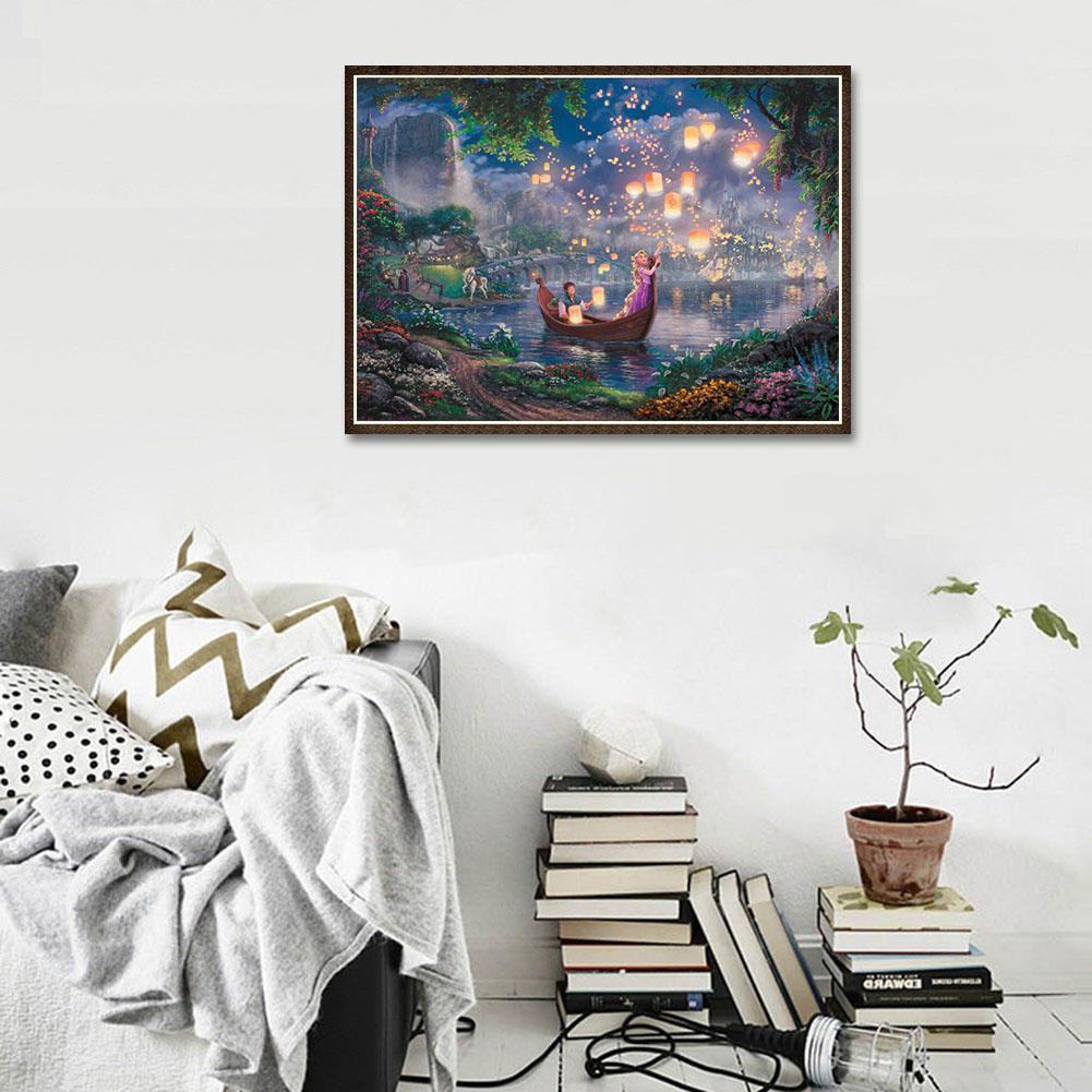 5D DIY Full Drill Diamond Painting Romantic Night Cross Stitch Embroidery