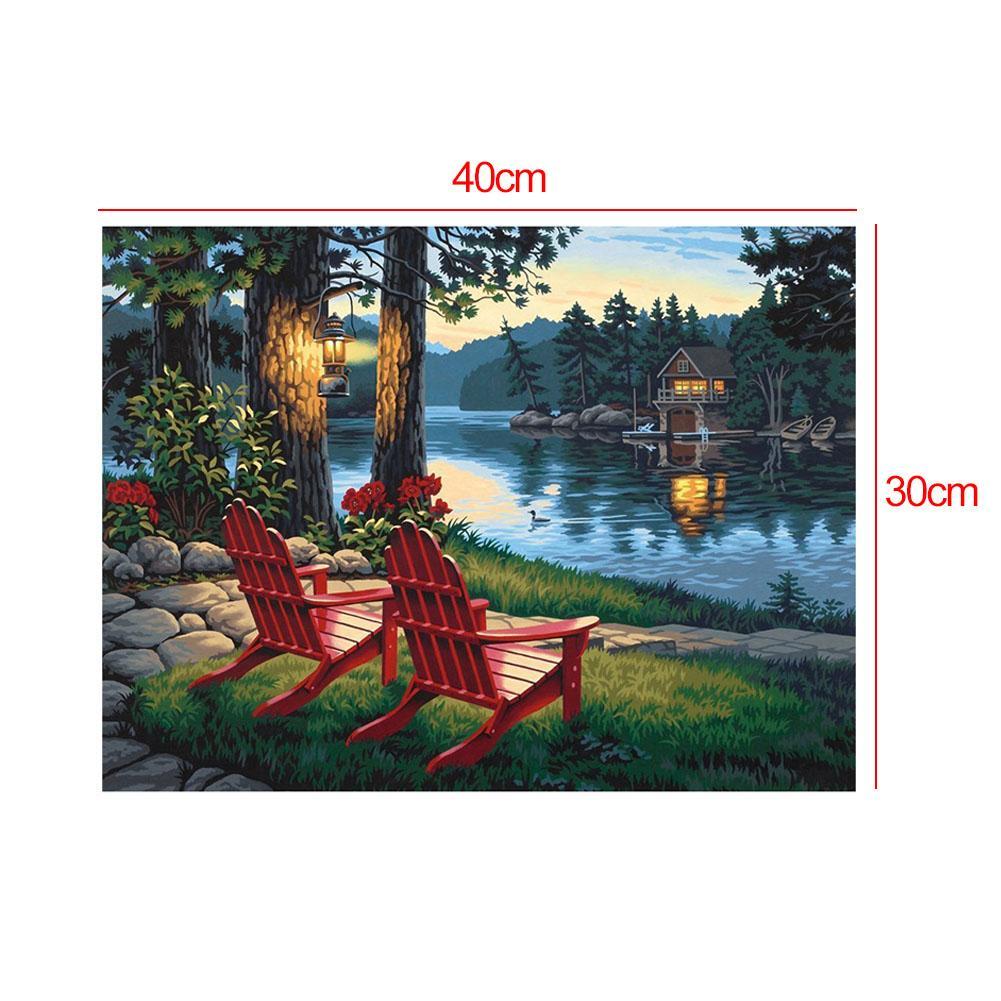 Lakeside - Full Round Drill Diamond Painting