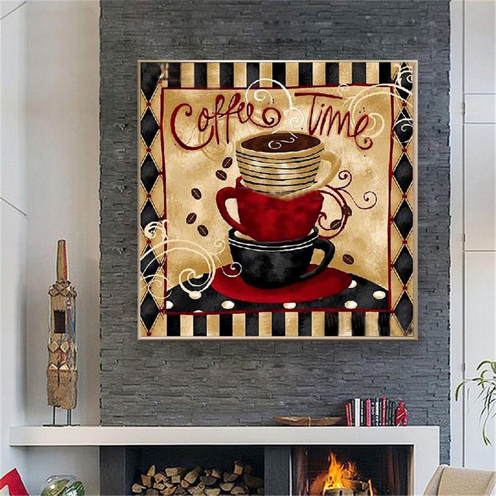 Retro Coffee - Full Round Drill Diamond Painting