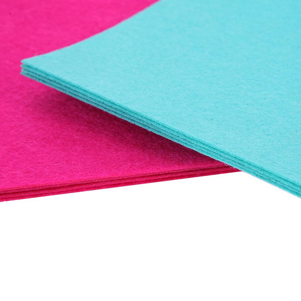 40pcs Non-Woven Polyester Cloth DIY Crafts Felt Fabric Sewing Accessories