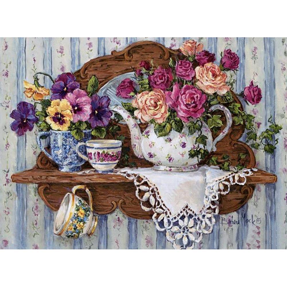Flower - Full Round Drill Diamond Painting
