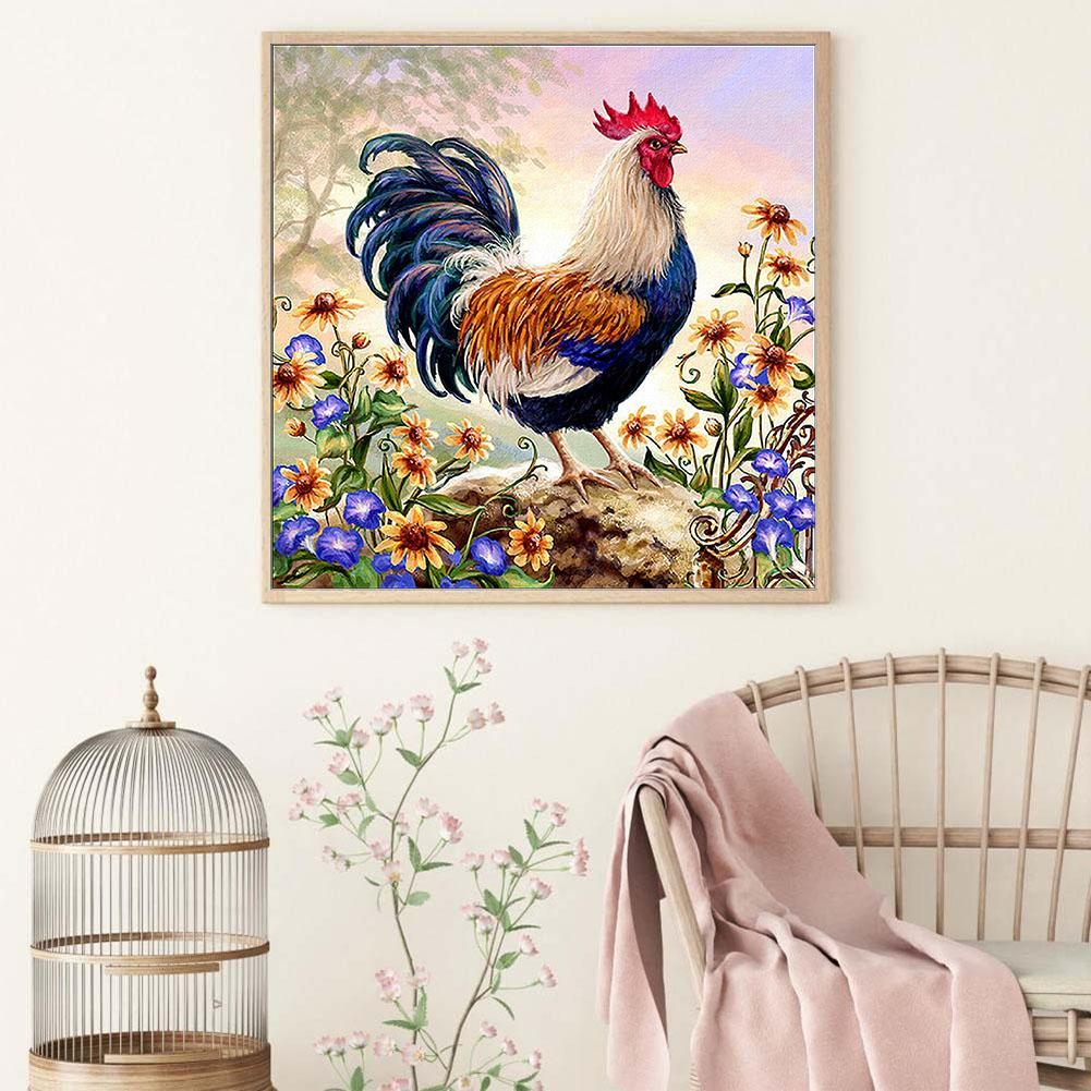 Standing Cock - Full Round Drill Diamond Painting