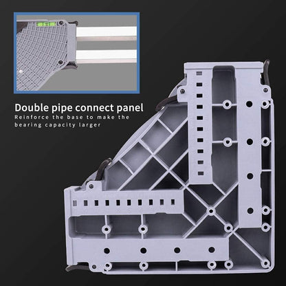 Washing Machine Base Frame with Wheels, Refrigerator Refrigerator Plate, Furniture Roller Guide, Adjustable 45-72 cm, Bear Load 700 kg, Stable and Non-Slip, for Washing Machines, Dryers