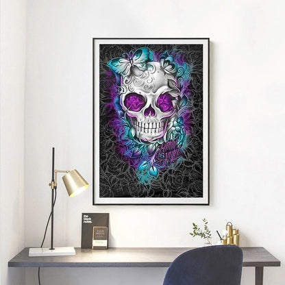 Skull - Full Round Drill Diamond Painting