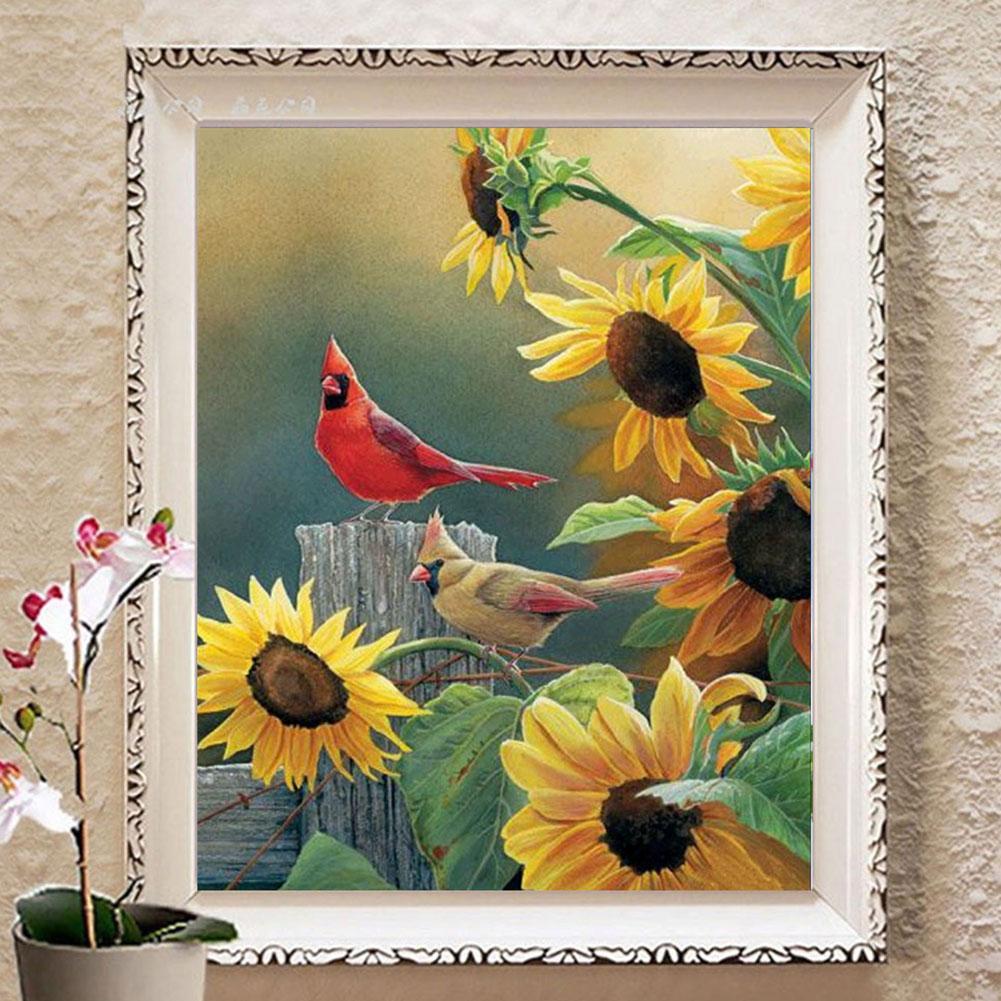 Birds 5D Round Diamond Embroidery Painting Cross Stitch Craft Needlework