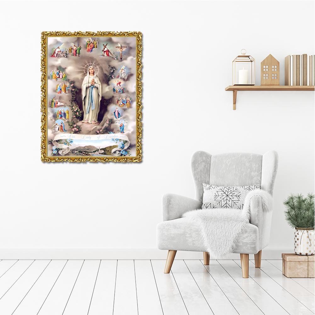 5D DIY Full Drill Diamond Painting Religion Cross Stitch Embroidery Mosaic