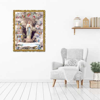 5D DIY Full Drill Diamond Painting Religion Cross Stitch Embroidery Mosaic