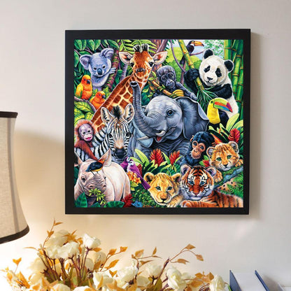 5D DIY Full Drill Diamond Painting Animal Cross Stitch Embroidery Mosaic