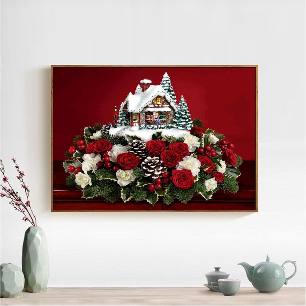 Rose Snow - Full Round Drill Diamond Painting