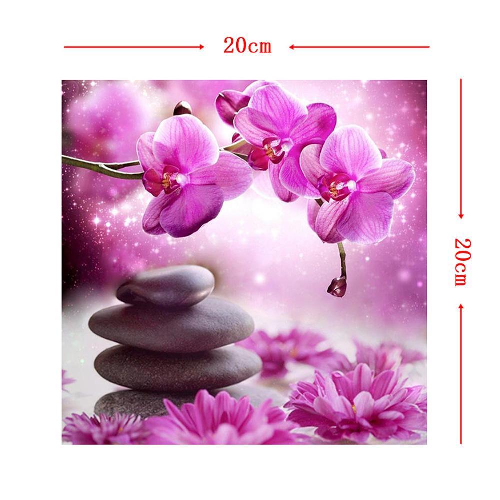 Flower 5D Full Drill Diamond Painting Embroidery DIY Cross Stitch Decor