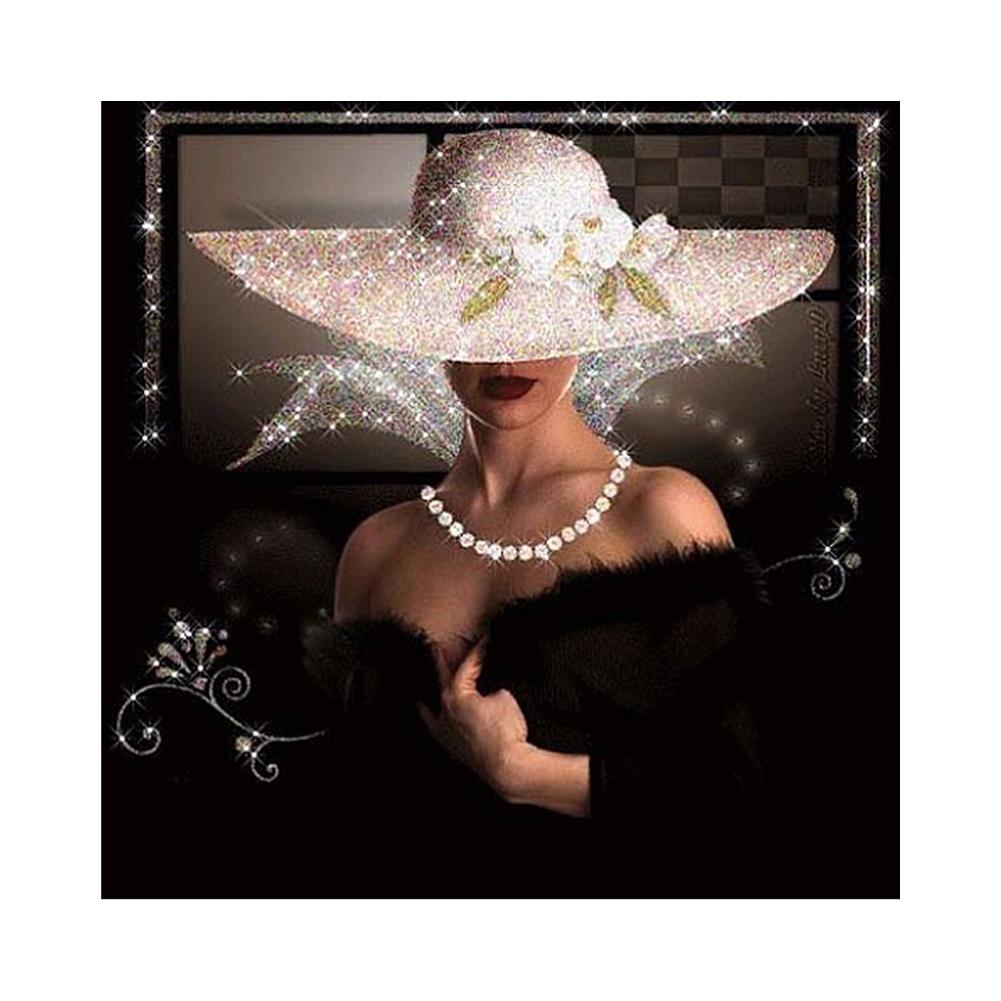 Beauty Lady - Full Round Drill Diamond Painting