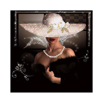 Beauty Lady - Full Round Drill Diamond Painting