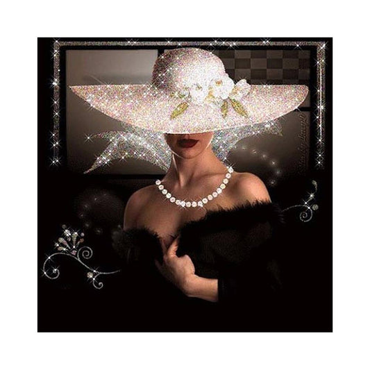 Beauty Lady - Full Round Drill Diamond Painting
