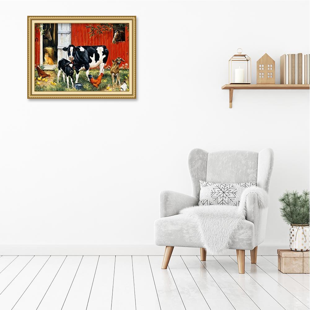 Cow - Full Round Drill Diamond Painting