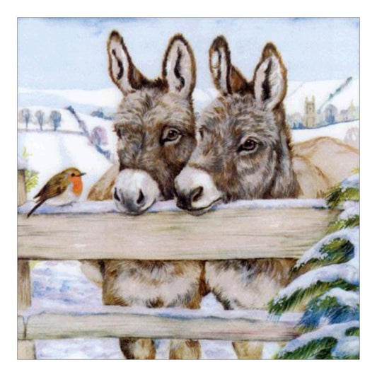 DIY Full Drill Diamond Painting Little Donkey Cross Stitch Embroidery Decor