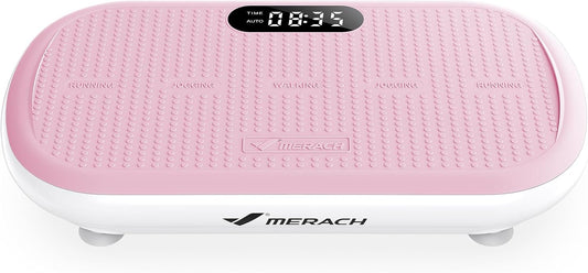 Vibration Plate Exercise Machine, Vibration Plate 440 Lbs Capacity, Bluetooth and Silicone Pedal, Stimulate Deep Fat, Vibration Plate for Lymphatic Drainage, Vibrating for Weight Loss