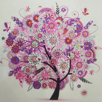 5D DIY Special Shaped Diamond Painting Tree Cross Stitch Embroidery Kit