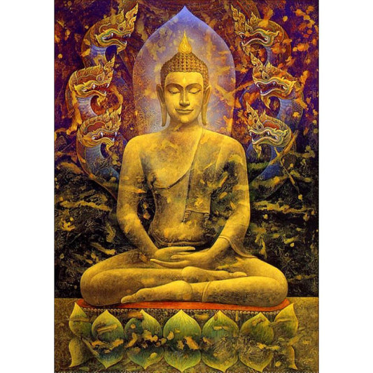 5D DIY Full Drill Diamond Painting Buddha Cross Stitch Mosaic Craft Kit