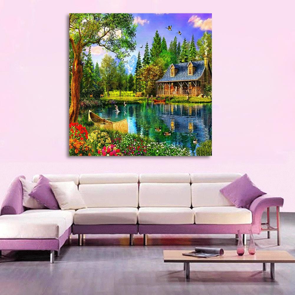 Rural Diamond Embroidery 5D Diamond DIY Painting Craft Home Decor