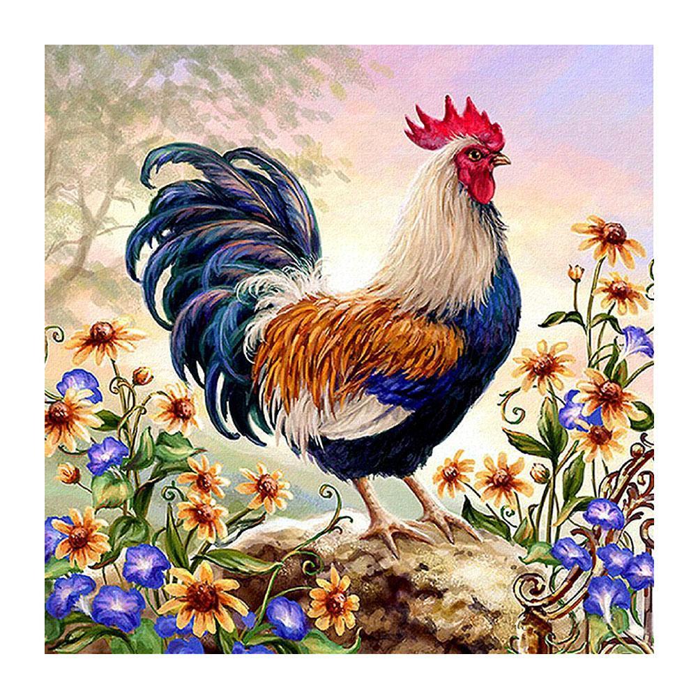 Standing Cock - Full Round Drill Diamond Painting