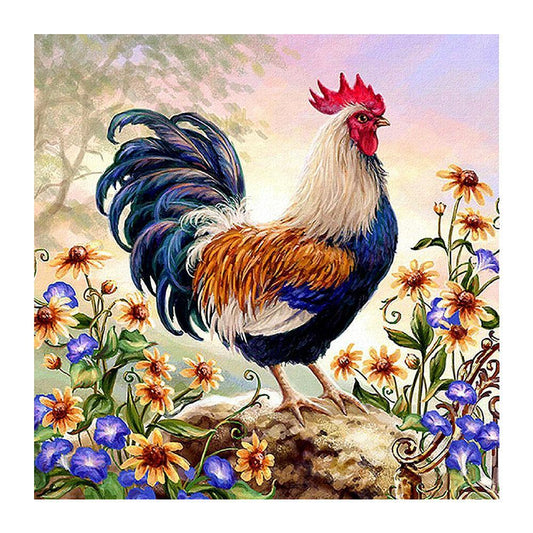 Standing Cock - Full Round Drill Diamond Painting