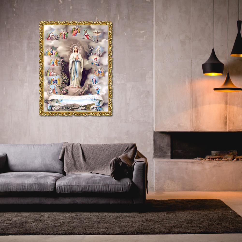 5D DIY Full Drill Diamond Painting Religion Cross Stitch Embroidery Mosaic