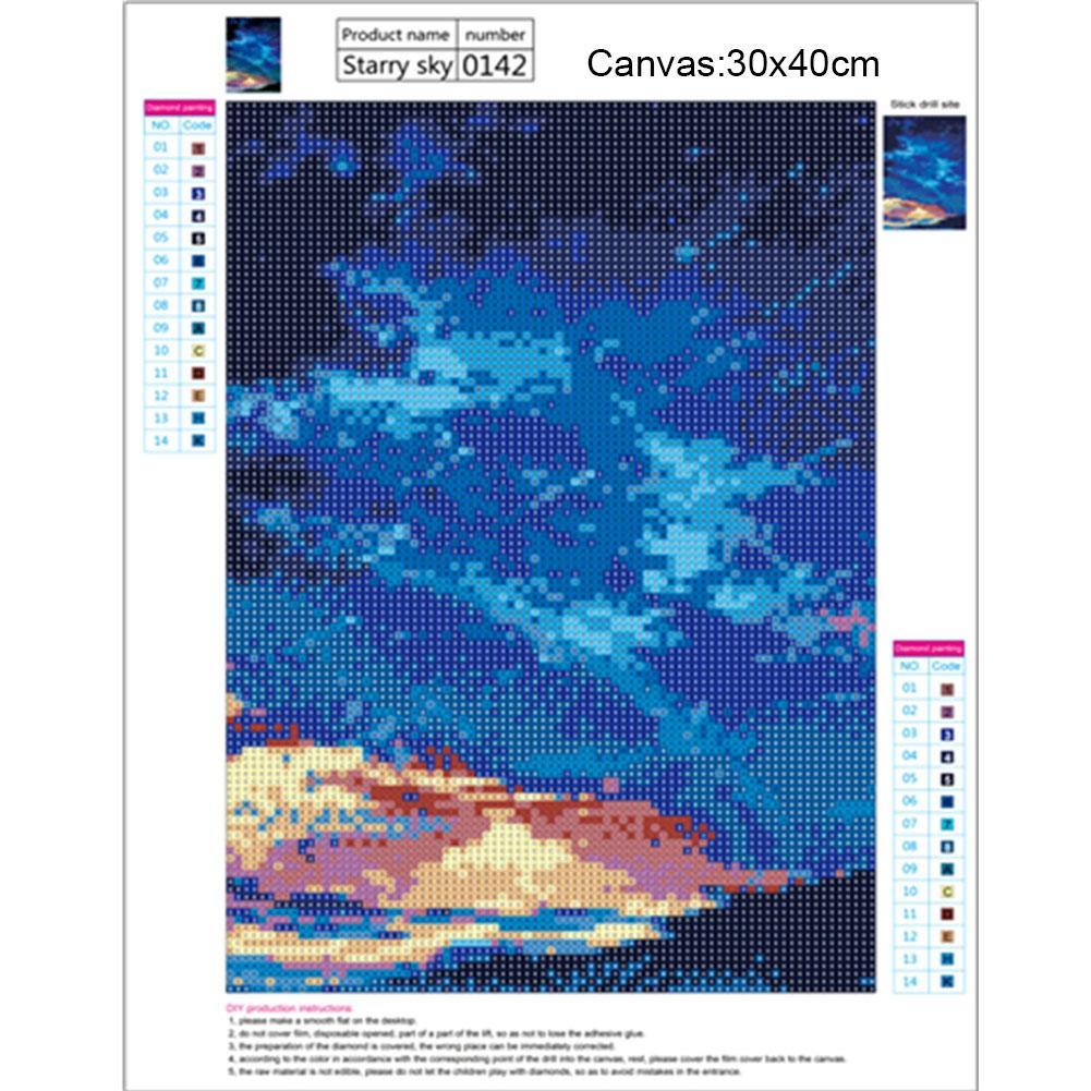 Meteor Shower 5D Full Drill Diamond Painting Embroidery DIY Cross Stitch