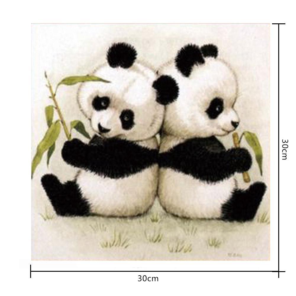 DIY 5D Embroidery Lovely Panda Diamond Painting Handmade Cross Stitch Craft