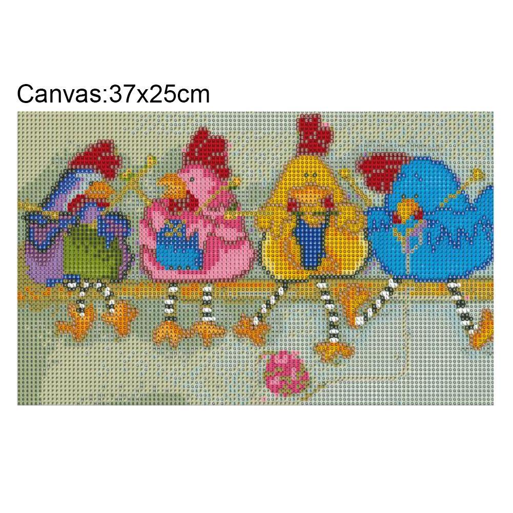 Chicken - Full Round Drill Diamond Painting