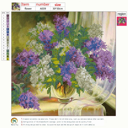 Flower - Full Round Drill Diamond Painting