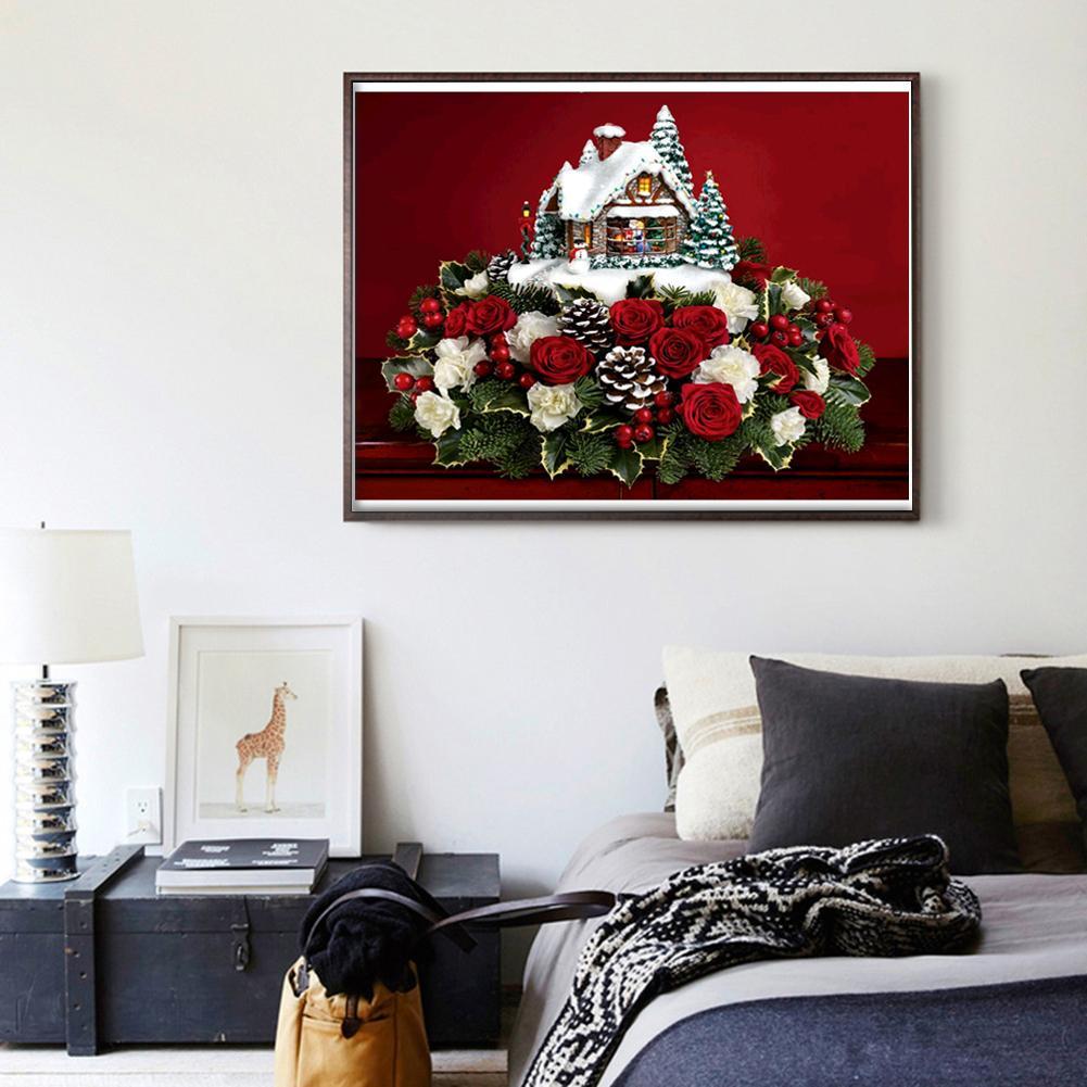 Rose Snow - Full Round Drill Diamond Painting