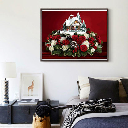 Rose Snow - Full Round Drill Diamond Painting
