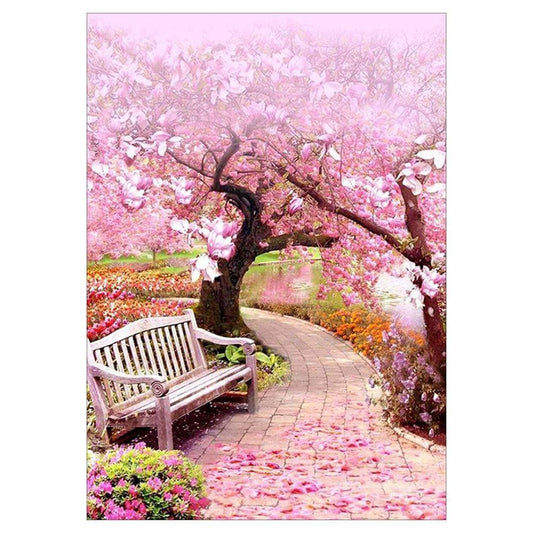 Peach Tree - Full Round Drill Diamond Painting