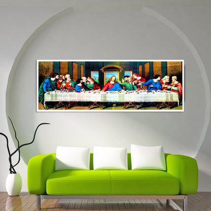 (80*30cm)The Last Supper - Crystal Rhinestone Diamond Painting