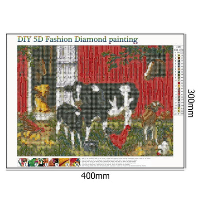Cow - Full Round Drill Diamond Painting