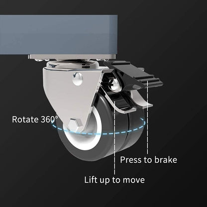 Washing Machine Base Frame with Wheels, Refrigerator Refrigerator Plate, Furniture Roller Guide, Adjustable 45-72 cm, Bear Load 700 kg, Stable and Non-Slip, for Washing Machines, Dryers