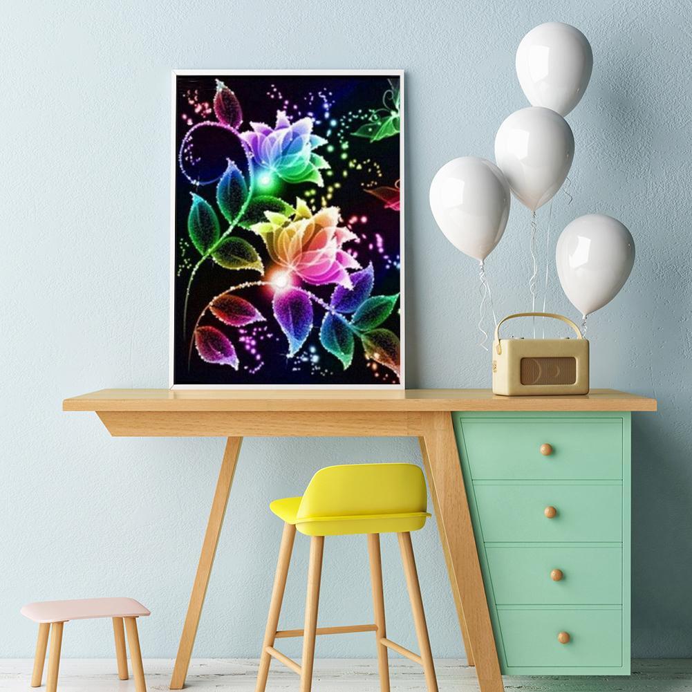 Abstract Flower - Full Round Drill Diamond Painting