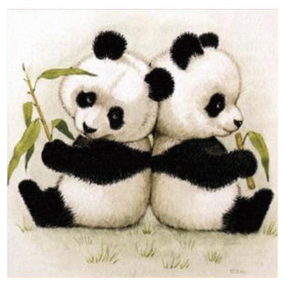 DIY 5D Embroidery Lovely Panda Diamond Painting Handmade Cross Stitch Craft