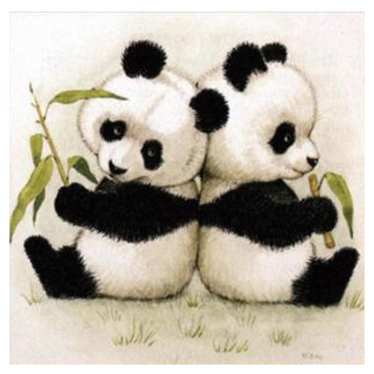 DIY 5D Embroidery Lovely Panda Diamond Painting Handmade Cross Stitch Craft
