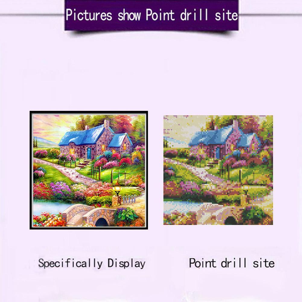 5D DIY Full Drill Diamond Painting Cross Stitch Embroidery (Colorful Garden