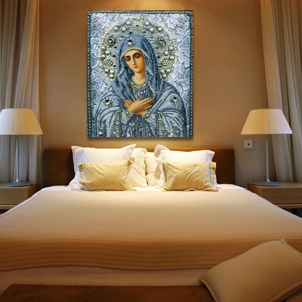 5D DIY Diamond Painting Maria Cross Stitch Embroidery Rhinestones Mosaic