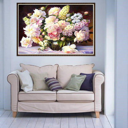 Warm Flowers - Full Round Drill Diamond Painting