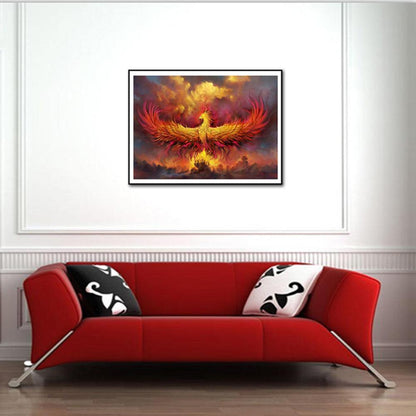 Fire Phoenix - Full Round Drill Diamond Painting