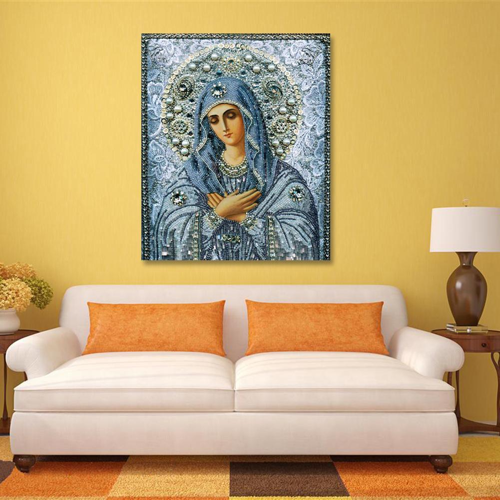 5D DIY Diamond Painting Maria Cross Stitch Embroidery Rhinestones Mosaic